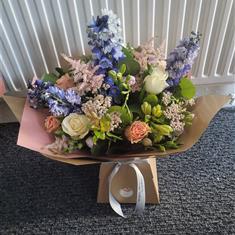 Delphinium &amp; Peach