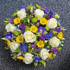Seasonal Memorial Posie Arrangement
