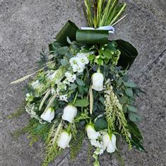 Eternal White Peace Flower Sheaf