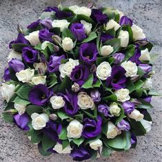 Purple &amp; White Posie Arrangement