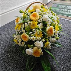 Golden Grace Sympathy Arrangement