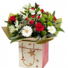 Yuletide Floral Gift Bag