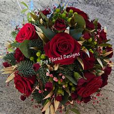 Christmas Grave Posies