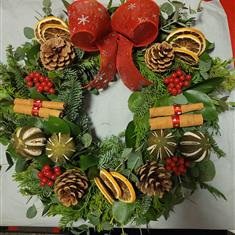 Fresh Fruit Door Wreaths