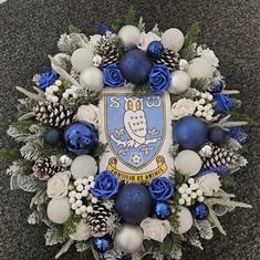 Artificial SWFC Christmas Wreath