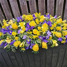 Spring themed Casket Spray