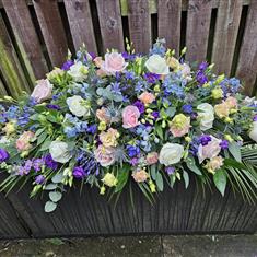 4ft Natural Textured Casket Spray