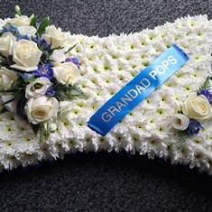 Blue &amp; White Pillow